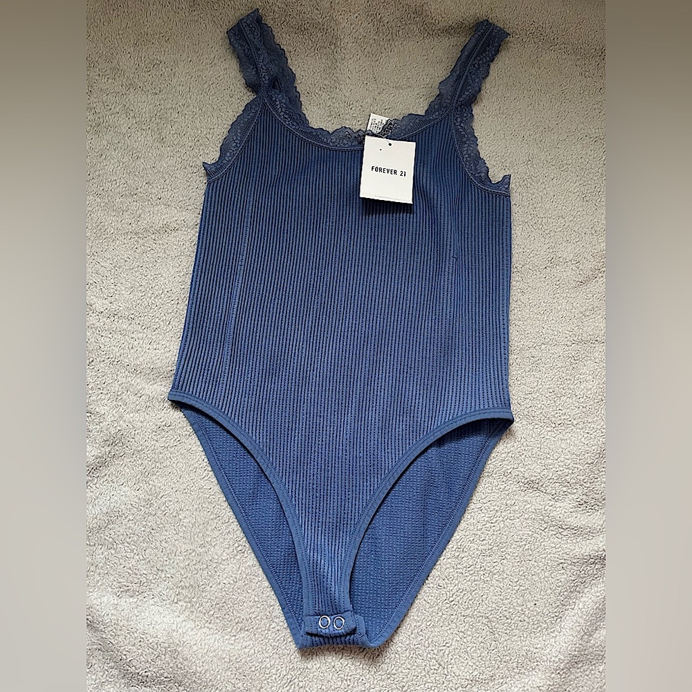 Forever 21 blue body suit size Medium